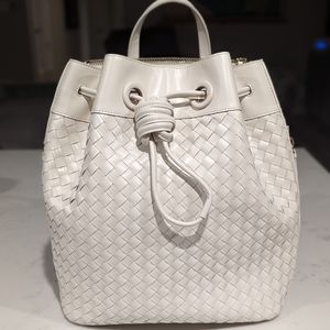 Cole Haan Leather Drawstring Backpack